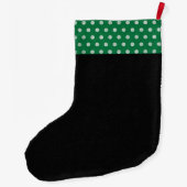 愛らしいクリスマスフクロウ ラージクリスマスストッキング (裏面)