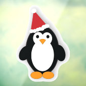 愛らしいクリスマスペンギン ウィンドウサイン (シート3)