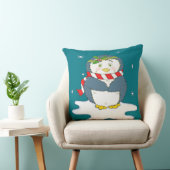 愛らしいクリスマスペンギン クッション (椅子)