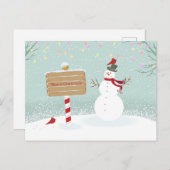 愛らしいクリスマスポストカード シーズンポストカード (正面/裏面)