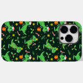 愛らしいクリスマス愛らしい漫画恐竜 Case-Mate iPhoneケース (裏面 (横))
