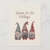 愛らしいクリスマス格言とホリデー応援カード シーズンポストカード (正面)