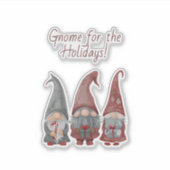 愛らしいクリスマス格言と休日応援 シール (正面)