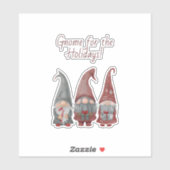 愛らしいクリスマス格言と休日応援 シール (シート)