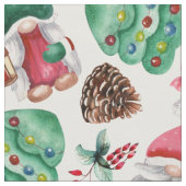 愛らしいクリスマス格言 ファブリック (クローズアップ)