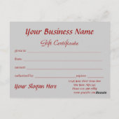 愛らしいクリスマス猫の贈り物証 ポストカード (裏面)