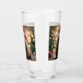 愛らしいクリスマス・ウォンバット タンブラーグラス (左)