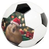 愛らしいクリスマス・キャピバラ サッカーボール (3/4)