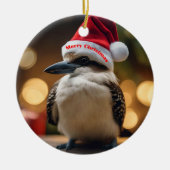 愛らしいクリスマス・クーカブラ セラミックオーナメント (正面)