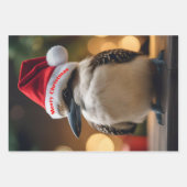 愛らしいクリスマス・クーカブラ ラッピングペーパーシート (正面2)