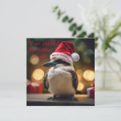 愛らしいクリスマス・クーカブラ 招待状 (スタンド正面)