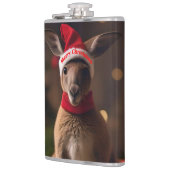愛らしいクリスマス・サンタカンガルー フラスク (左)
