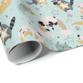 愛らしいクリッターラッピング紙 ラッピングペーパー (ロールコーナー)