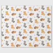 愛らしいクリッター ラッピングペーパー (フラット)