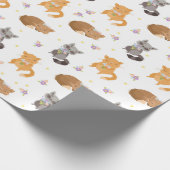 愛らしいクリッター ラッピングペーパー (角)