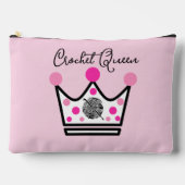 愛らしいクロシェ・クイーンギフト アクセサリーポーチ (正面)