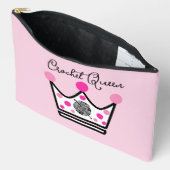 愛らしいクロシェ・クイーンギフト アクセサリーポーチ (見開き)