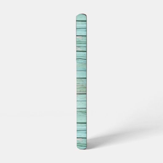 愛らしいグリーンの木製ハートと虹のビー聖句入り SAMSUNG GALAXYケース (左側面)