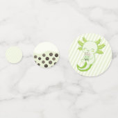 愛らしいグリーンアクソロテルボバティーキッドバースデーパーティー コンフェッティ (正面)