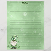 愛らしいグリーンセントパトリックの日の格言 (裏面)