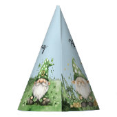 愛らしいグリーンセントパトリックの日の格言 パーティーハット (裏面)