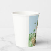 愛らしいグリーンセントパトリックの日の格言 紙コップ (右)