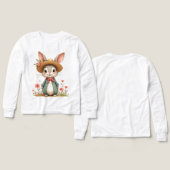 愛らしいグレーバニー (デザイン 正面＆背面)