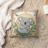 愛らしいコアラのぬいぐるみ枕でくつろぎタイム クッション (ブランケット)