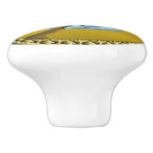 愛らしいコアラは森の木に生えている セラミックノブ (側面)