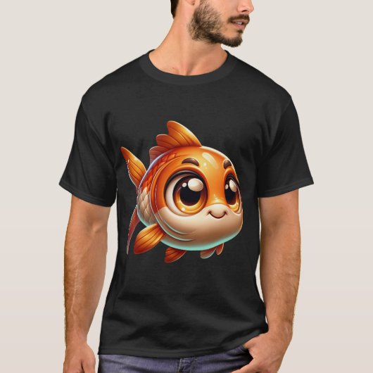 愛らしいコイ Tシャツ (正面)