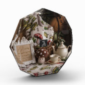 愛らしいコテージコアのセットアップ妊娠の発表 フォトブロック (左)