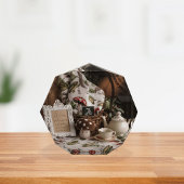 愛らしいコテージコアのセットアップ妊娠の発表 フォトブロック