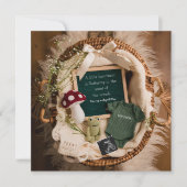 愛らしいコテージコア妊娠の発表 シーズンカード (正面)