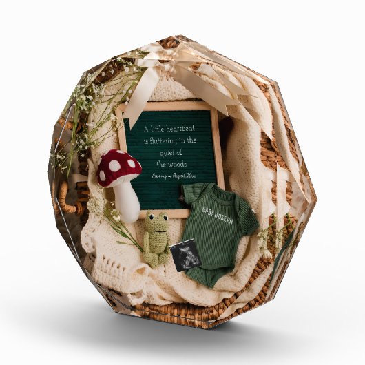 愛らしいコテージコア妊娠の発表 フォトブロック (右)