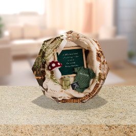 愛らしいコテージコア妊娠の発表 フォトブロック