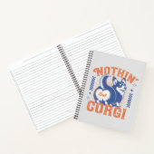 愛らしいコーギお尻「コーギ以外の何もない」引用文 ノートブック (内部)