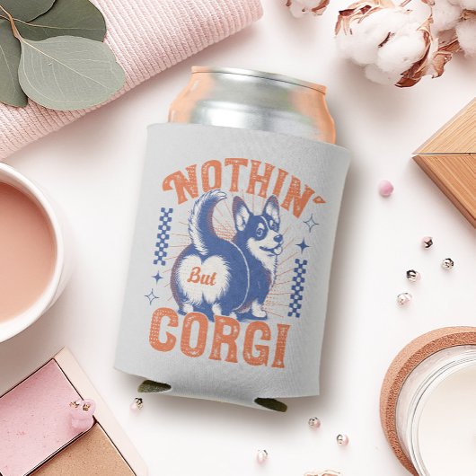 愛らしいコーギお尻「コーギ以外の何もない」引用文 缶クーラー
