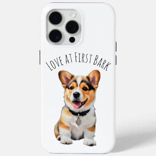 愛らしいコーギーに一目惚れ犬好きママのためのグッズ Case-Mate iPhoneケース (裏面)