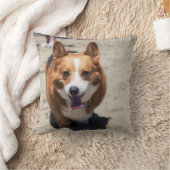 愛らしいコーギーの両面装飾用クッション クッション (ブランケット)