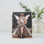 愛らしいコーヒーキャットフェアリーでのファッションショー ポストカード (スタンド正面)