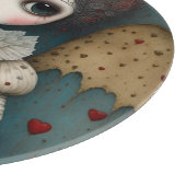 愛らしいゴシック様式のバレンタイン人形 カッティングボード (角)