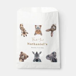 愛らしいサファリフォレストアニマルズ誕生日 フェイバーバッグ