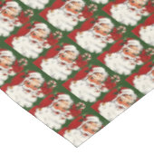 愛らしいサンタクロース、キャンディーケーンクリスマス テーブルクロス (アングル)