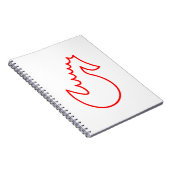 愛らしいサーホース ノートブック (右側)