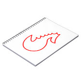 愛らしいサーホース ノートブック (左側)