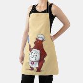 愛らしいシェフベアエプロン – 料理Entに最適 エプロン (インサイチュ)