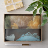 愛らしいシックなボンネット春工芸品デコページ 薄葉紙 (ギフト)