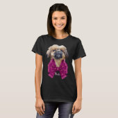愛らしいシベリアン・ツーの子犬ナラ Tシャツ (正面フル)