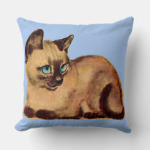 愛らしいシャム猫プリント