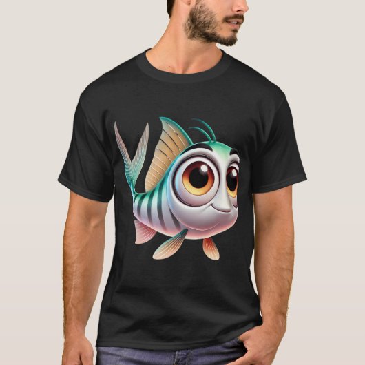 愛らしいシロイトヨ Tシャツ (正面)
